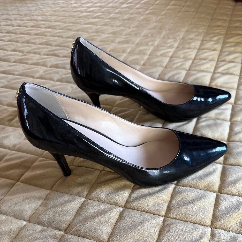 Cole Haan black patent leather heels